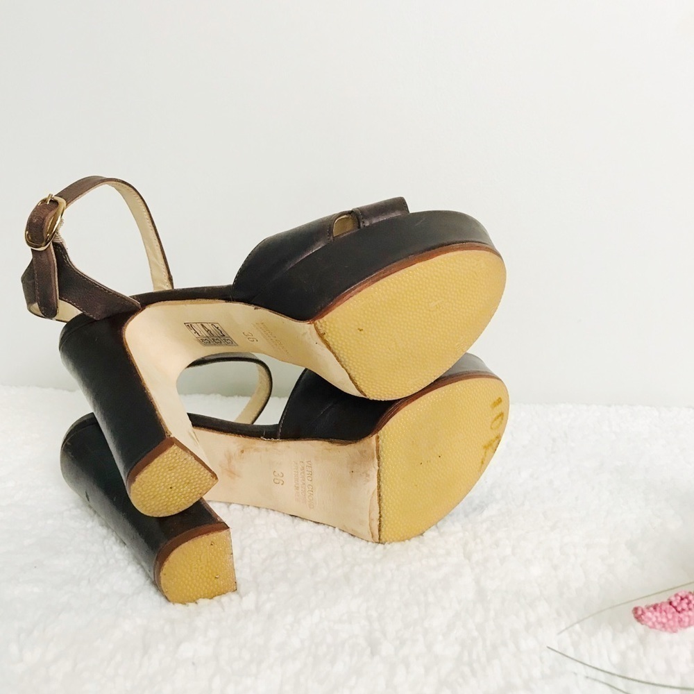 JFK Vero Cuoio Platform Sandals - Picture 7 of 8